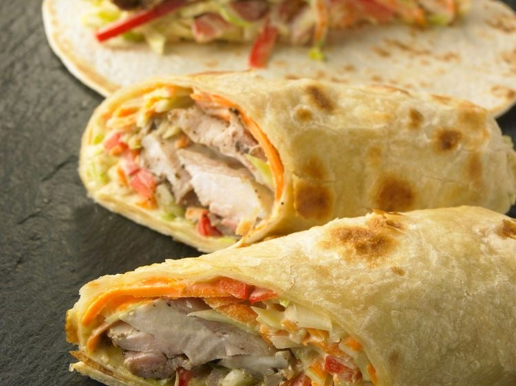 Box 6 Mini wrap chicken